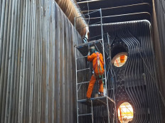 70T/Hr boiler tube replacement